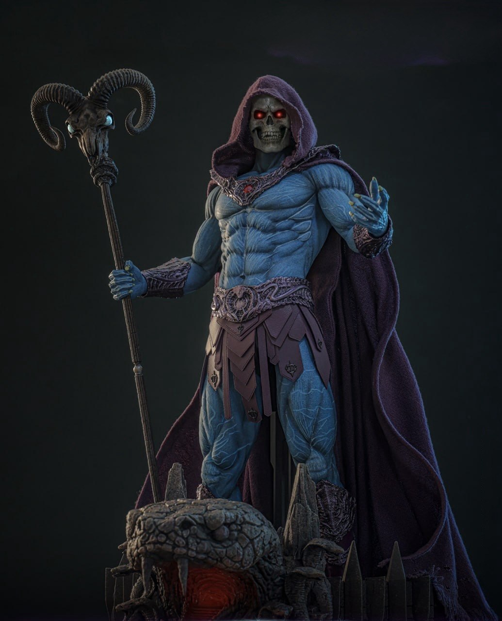 Preorder🔥Hot Toys MMS889 Masters of the Universe Skeletor 1/6th scale Collectible Figure