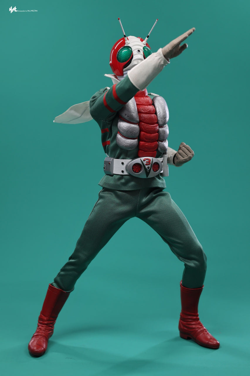 🔥Hot Toys TMS162B Kamen Rider V3 - 1:6 Kamen Rider V3