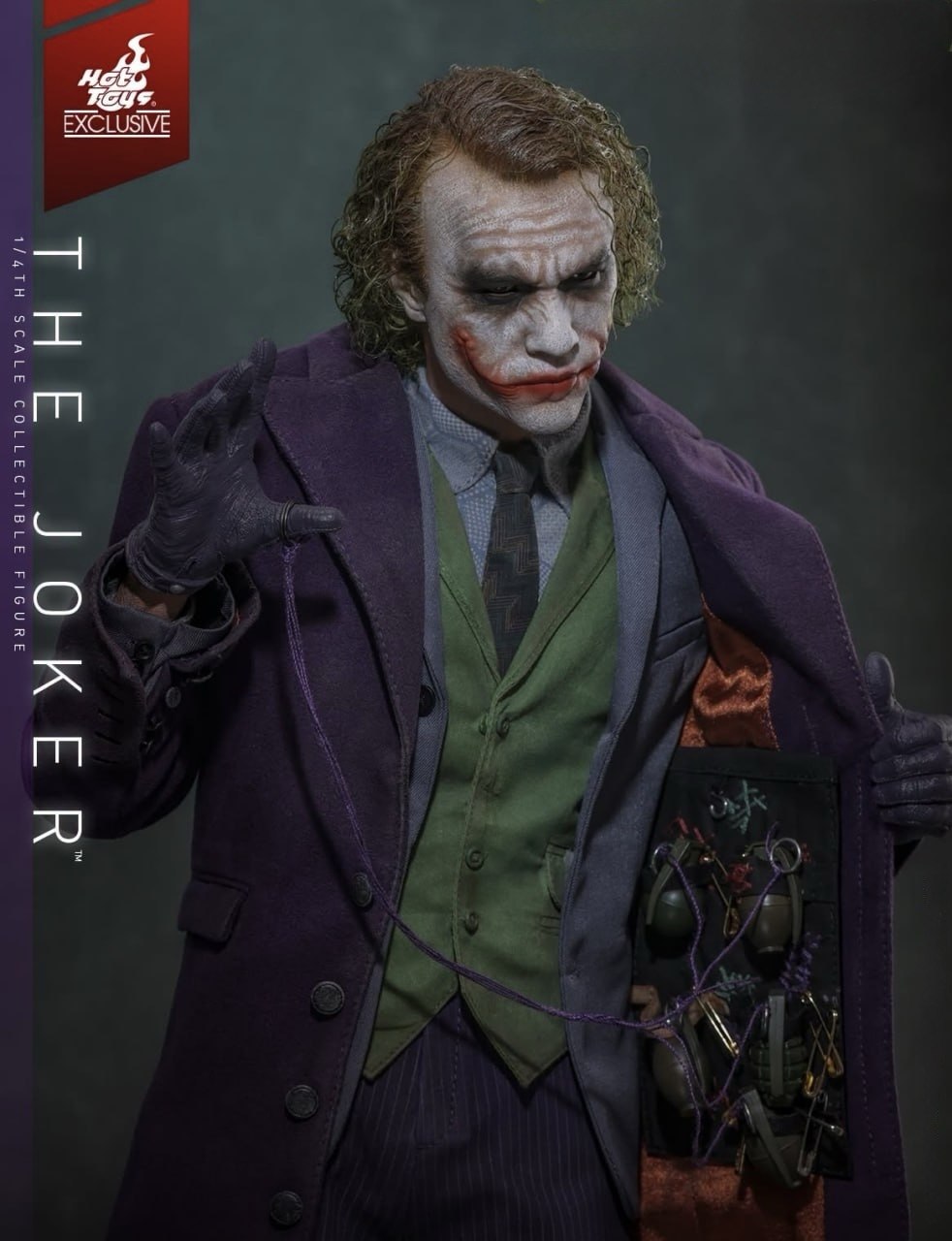 Preorder🔥Hot Toys QS028AE The Dark Knight The Joker (2.0) (Artisan Edition) [Hot Toys Exclusive] 1/4th scale Collectible Figure