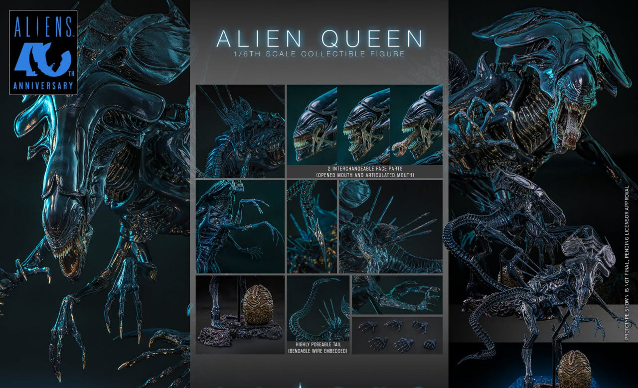 Preorder🔥Hot Toys MMS903 Aliens - 1/6th scale Alien Queen Collectible Figure