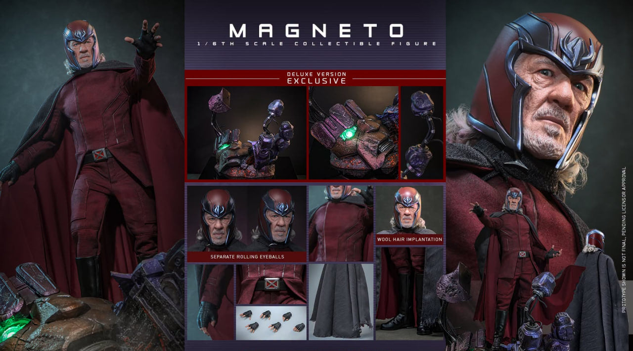 Preorder🔥Hot Toys Avengers: Doomsday - 1/6th scale Magneto (Deluxe Version)