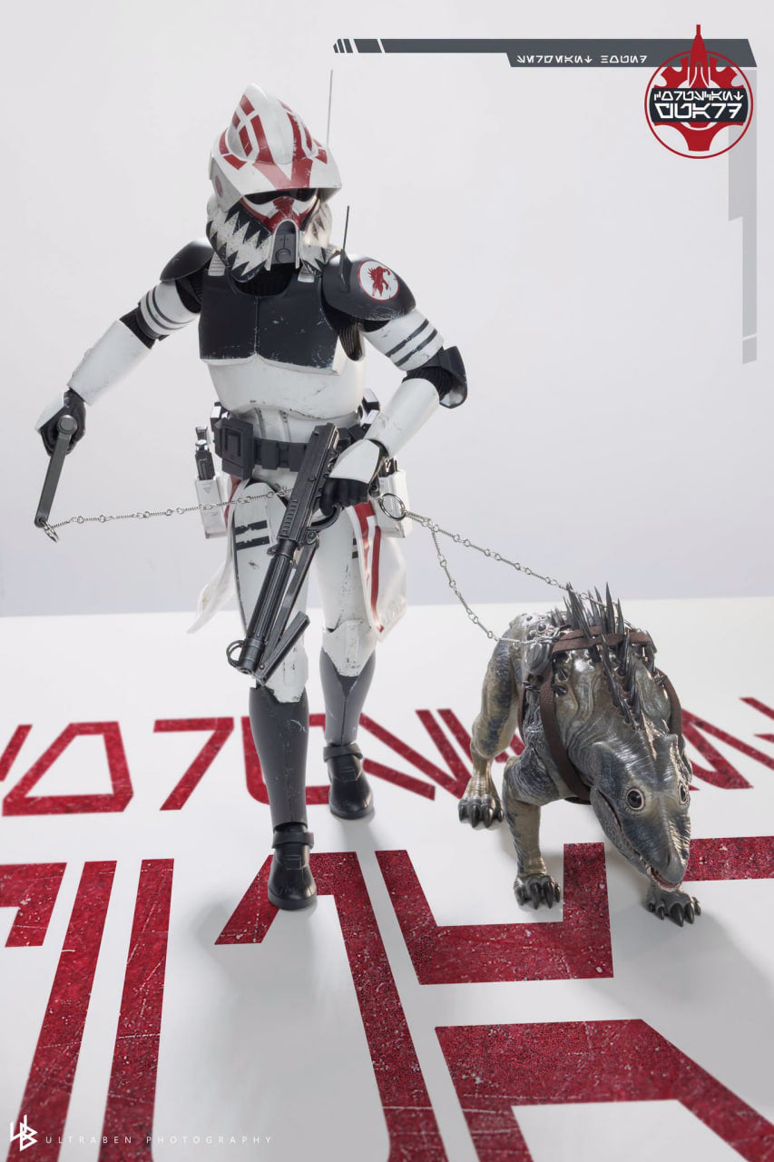 🔥Hot Toys TMS167 Star Wars: The Clone Wars - Sergeant Hound 1/6th Scale Collectible Figure