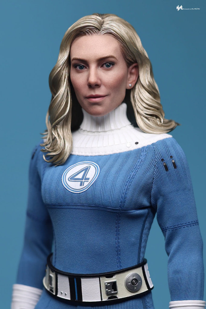 READY🔥Hot Toys MMS824B The Fantastic Four: First Steps 1/6 Invisible Woman and H.E.R.B.I.E. Collectible Set Special Edition
