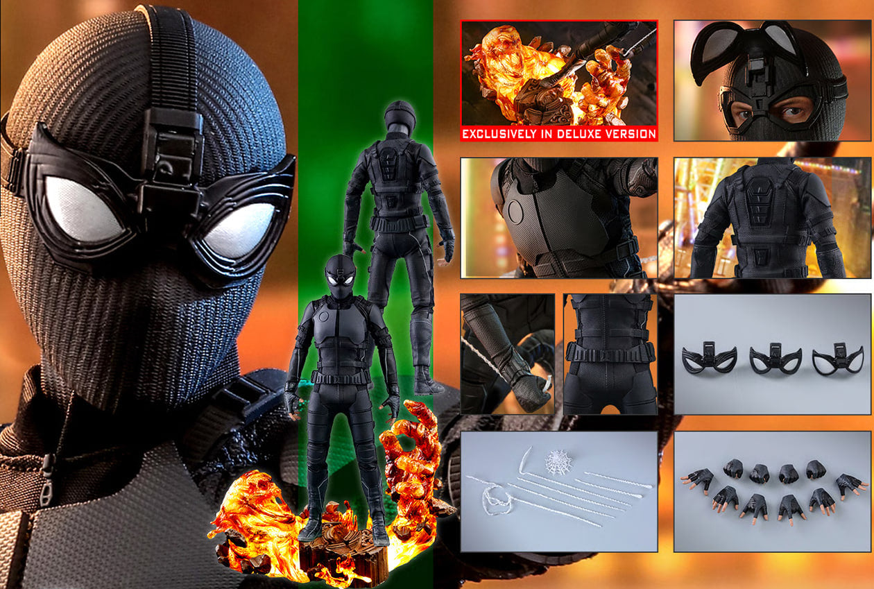 🔥Hot Toys MMS541 SPIDER-MAN FAR FROM HOME 1/6 SPIDER-MAN STEALTH SUIT DELUXE VER