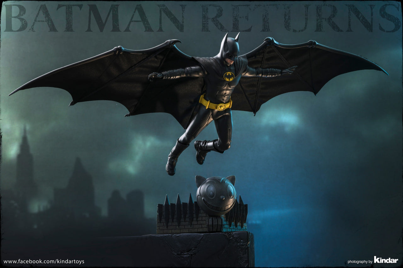 READY🔥Hot Toys MMS770 Batman Returns 1/6th scale Batman Collectible Figure (Deluxe Version)