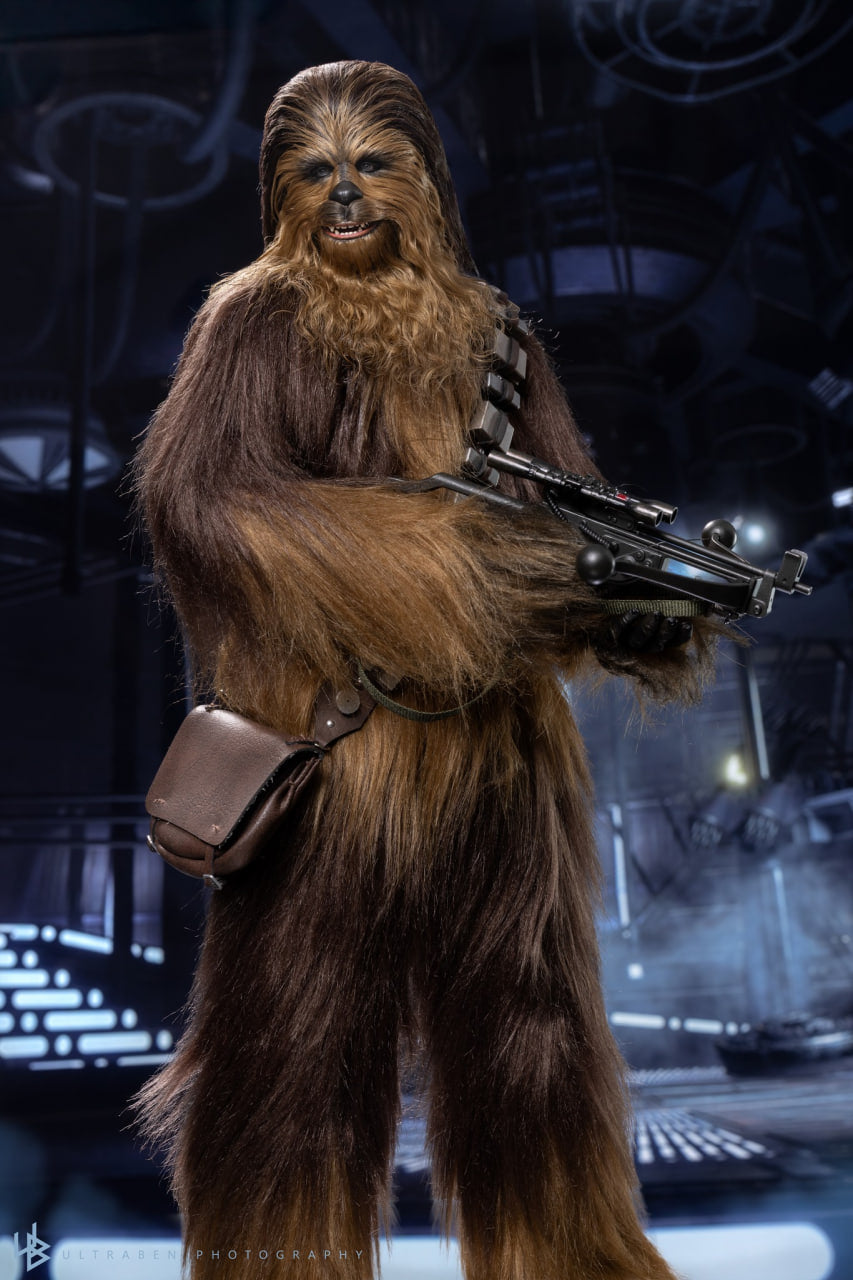 READY🔥Hot Toys MMS766 Star Wars: Episode V The Empire Strikes Back 1/6th scale Chewbacca with Disassembled C3PO Collectible Figure