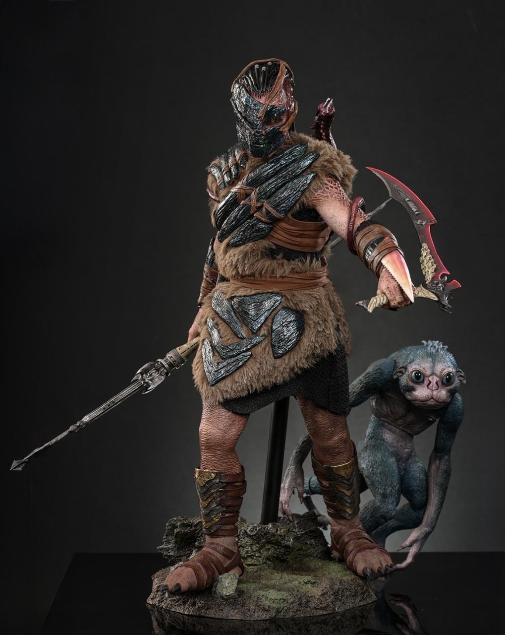 Preorder🔥Hot Toys MMS873 Predator: Badlands Dek (Bone Bison Armor) and Bud 1/6th scale Collectible Set