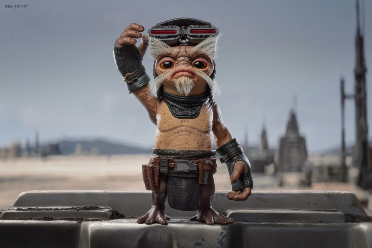 🔥Hot Toys LMS017 Star Wars: The Mandalorian & Grogu - Anzellan Droidsmith Life-Size Collectible Figure