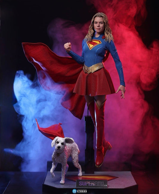 Preorder🔥Hot Toys MMS869 Supergirl - Supergirl & Krypto 1/6th scale Collectible Set