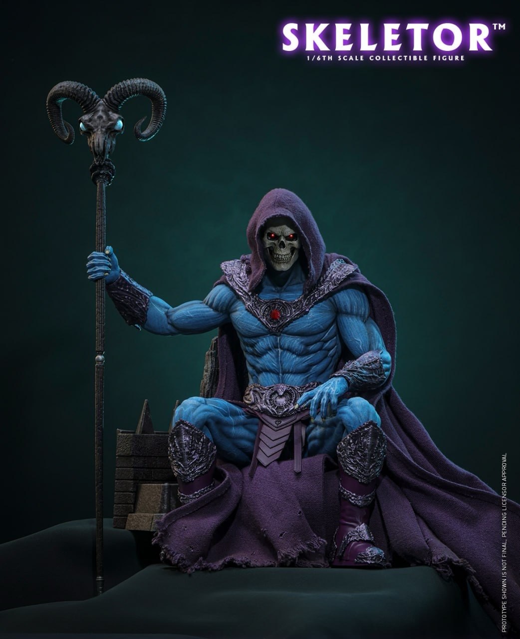 Preorder🔥Hot Toys MMS889 Masters of the Universe Skeletor 1/6th scale Collectible Figure