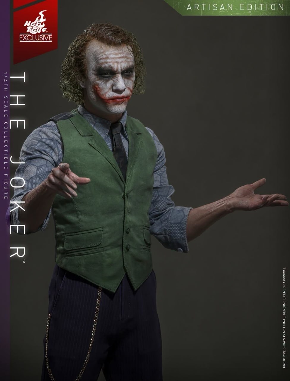 Preorder🔥Hot Toys QS028AE The Dark Knight The Joker (2.0) (Artisan Edition) [Hot Toys Exclusive] 1/4th scale Collectible Figure