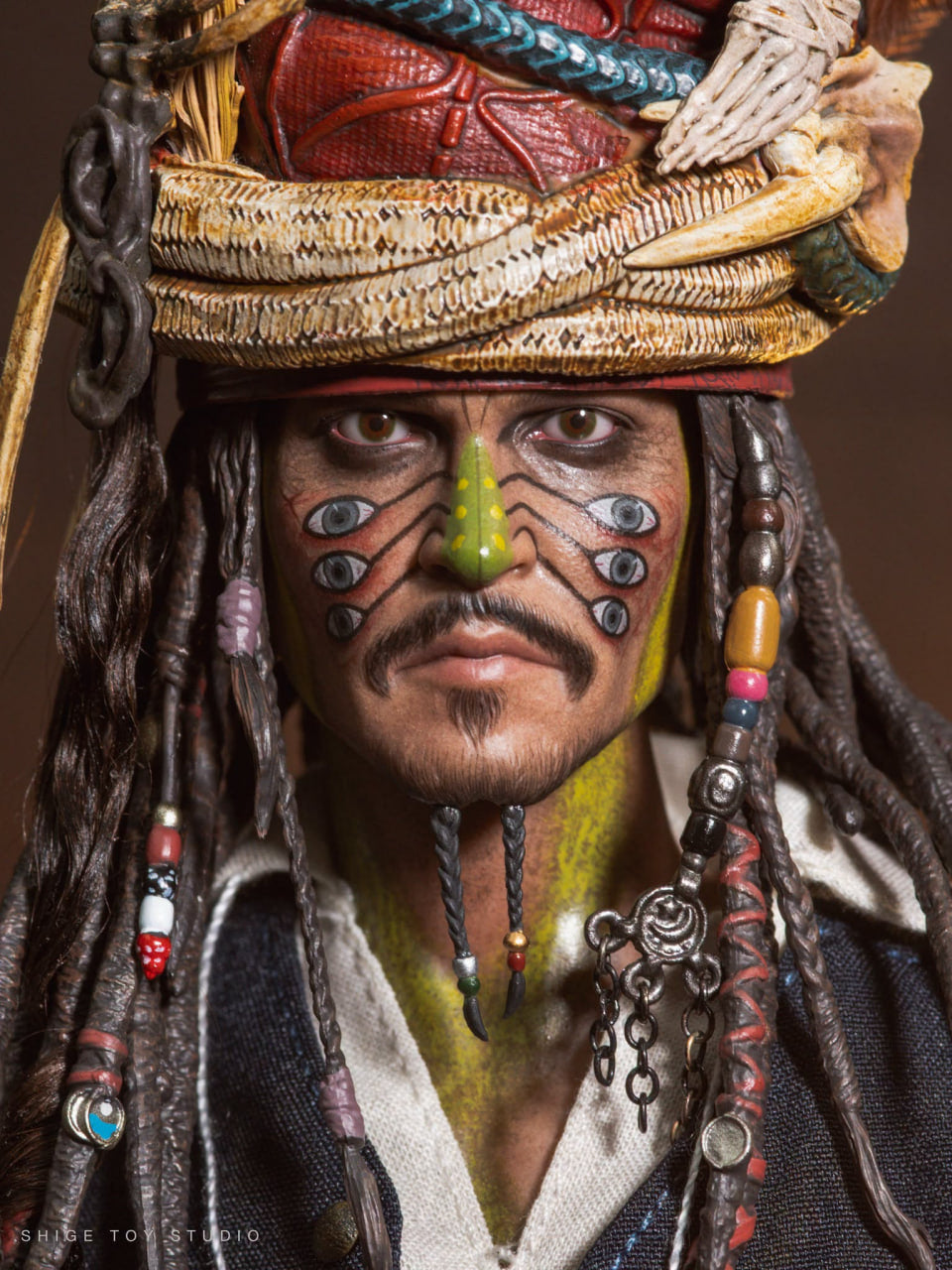READY🔥Hot Toys DX48 Pirates of the Caribbean: Dead Man’s Chest Pelegostos Chief Jack Sparrow 1/6th scale Collectible Figure