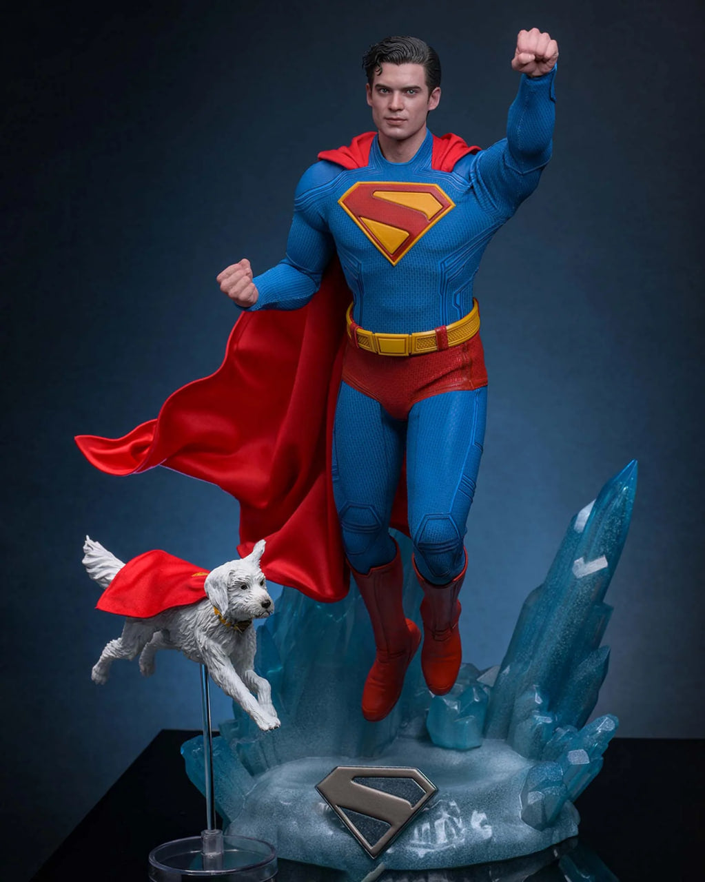 Preorder🔥Hot Toys MMS812 Superman 1/6th Scale Superman & Krypto Collectible Set