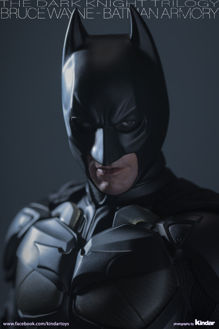 🔥Hot Toys MMS750 Batman The Dark Knight - 1/6th scale Batman Armory with Bruce Wayne (2.0) Collectible Set