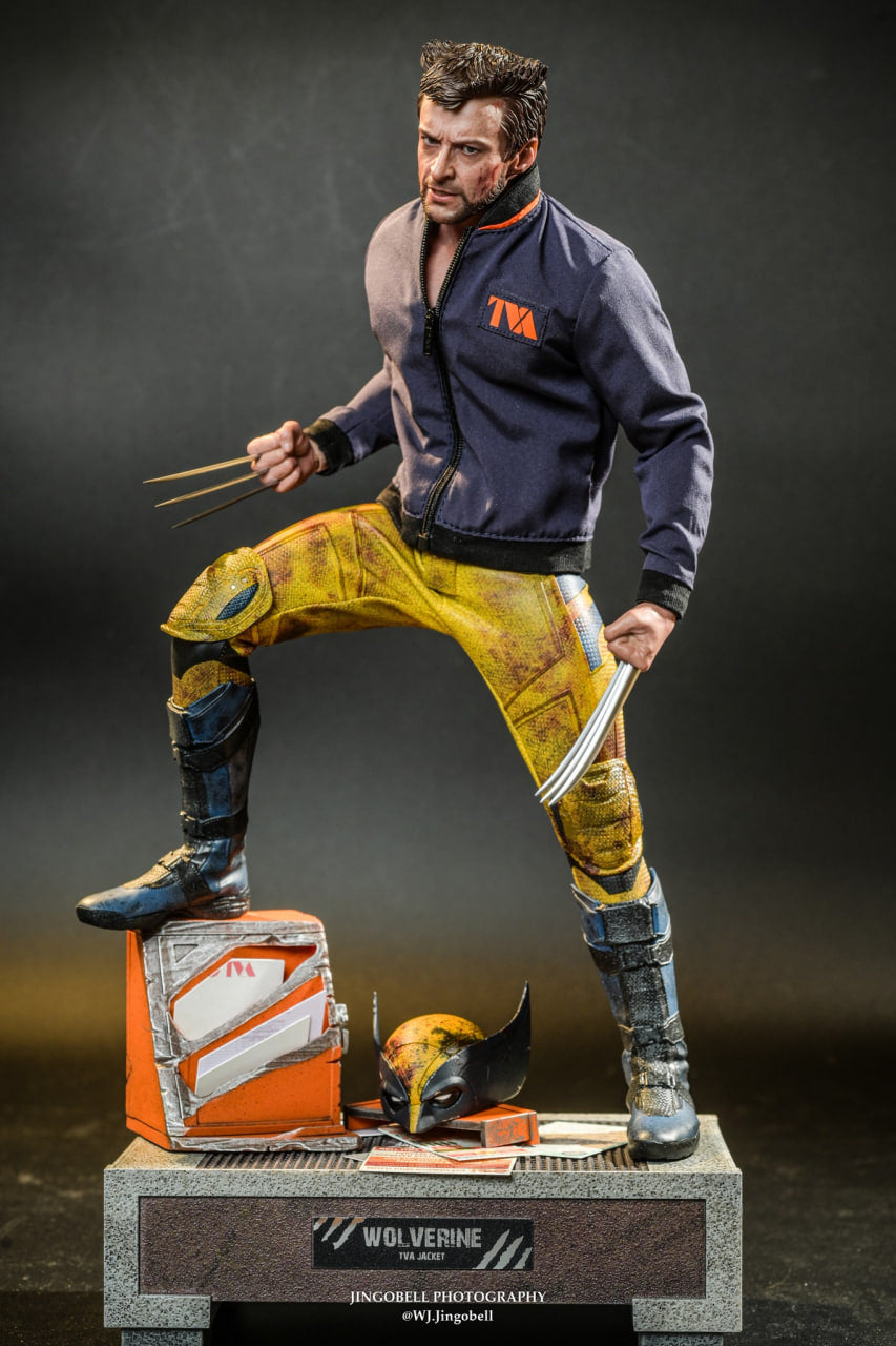 READY🔥Hot Toys MMS756 Marvel Deadpool and Wolverine Wolverine (Jacket Version) 1/6 Scale Collectible Figure