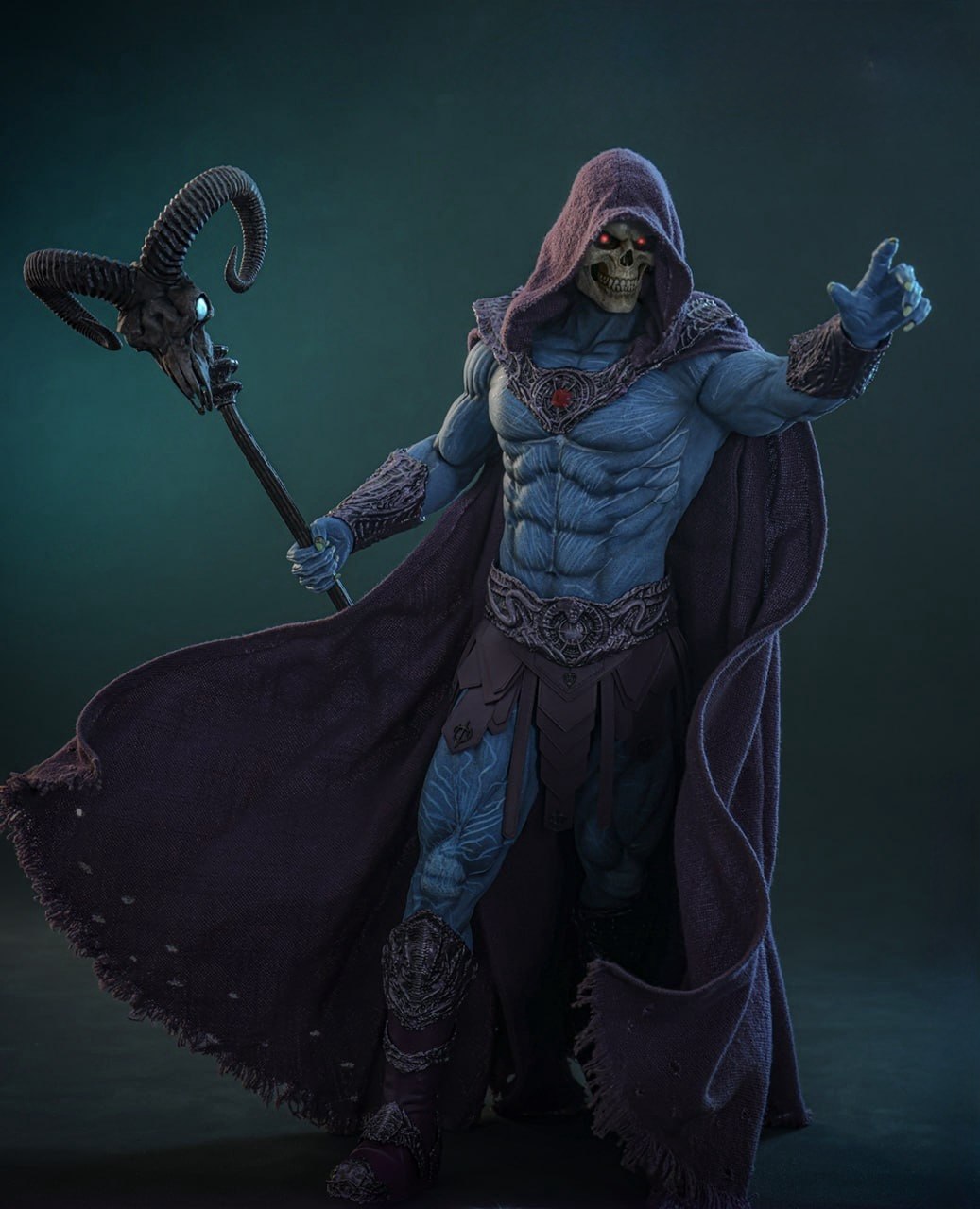 Preorder🔥Hot Toys MMS889 Masters of the Universe Skeletor 1/6th scale Collectible Figure