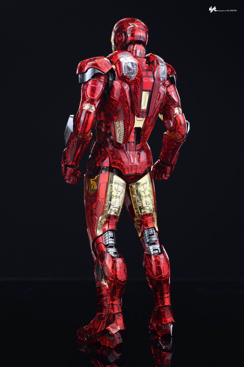 READY🔥 Hot Toys MMS870D82 The Avengers Iron Man Mark VII (Exo-Chrome Clear Version) 1/6th scale Collectible Figure