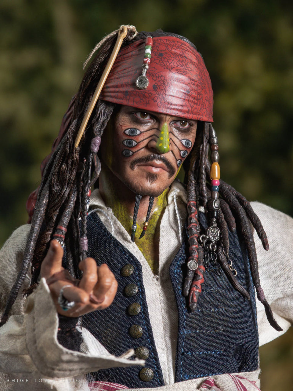 READY🔥Hot Toys DX48 Pirates of the Caribbean: Dead Man’s Chest Pelegostos Chief Jack Sparrow 1/6th scale Collectible Figure