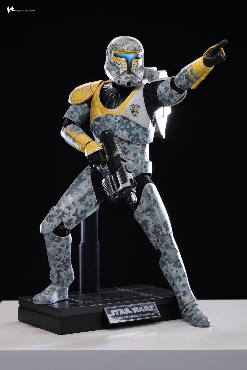 READY🔥Hot Toys TMS155 Star Wars The Clone Wars Clone Commando Gregor [Hot Toys Exclusive] 1/6th scale Collectible Figure