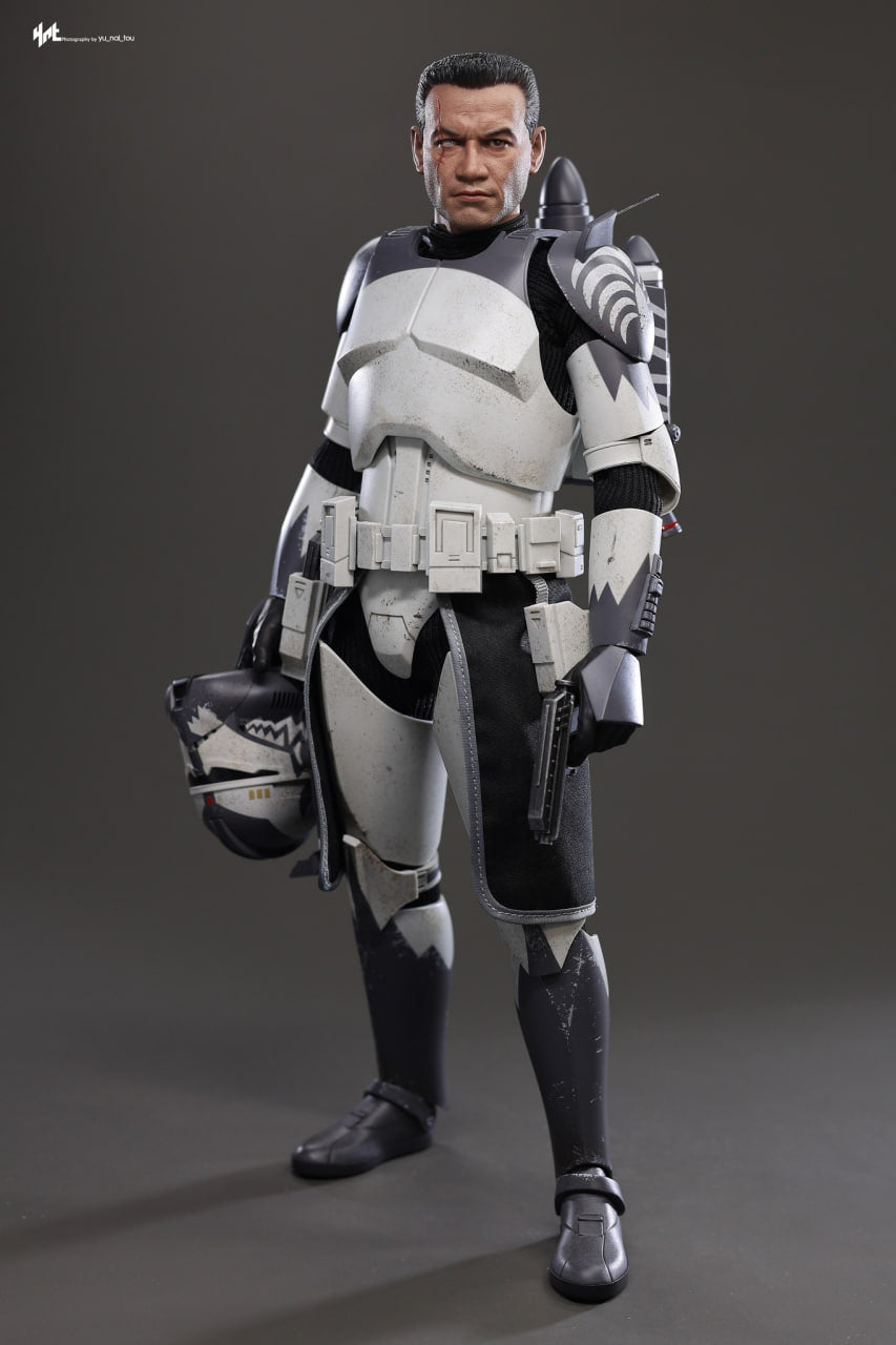 READY🔥Hot Toys TMS141 Star Wars: The Clone Wars 1/6th scale Clone Commander Wolffe Collectible Figure