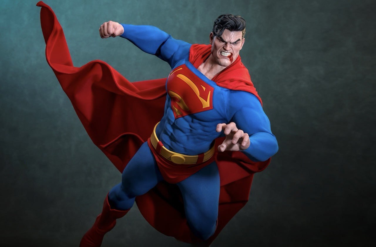 Preorder🔥Hot Toys CMS032 Batman: The Dark Knight Returns - 1/6th scale Superman Collectible Figure