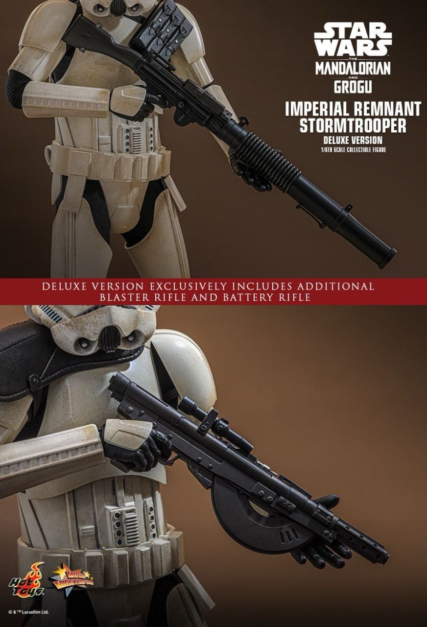 READY🔥Hot Toys MMS837 Star Wars: The Mandalorian & Grogu™ Imperial Remnant Stormtrooper (Deluxe Version) 1/6th scale Collectible Figure