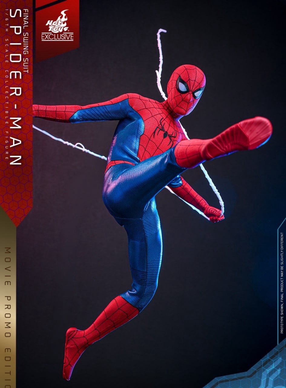 READY🔥Hot Toys MMS862 Spider-Man: No Way Home - 1/6th scale Spider-Man (Final Swing Suit) Collectible Figure (Movie Promo Edition) [Hot Toys Exclusive]