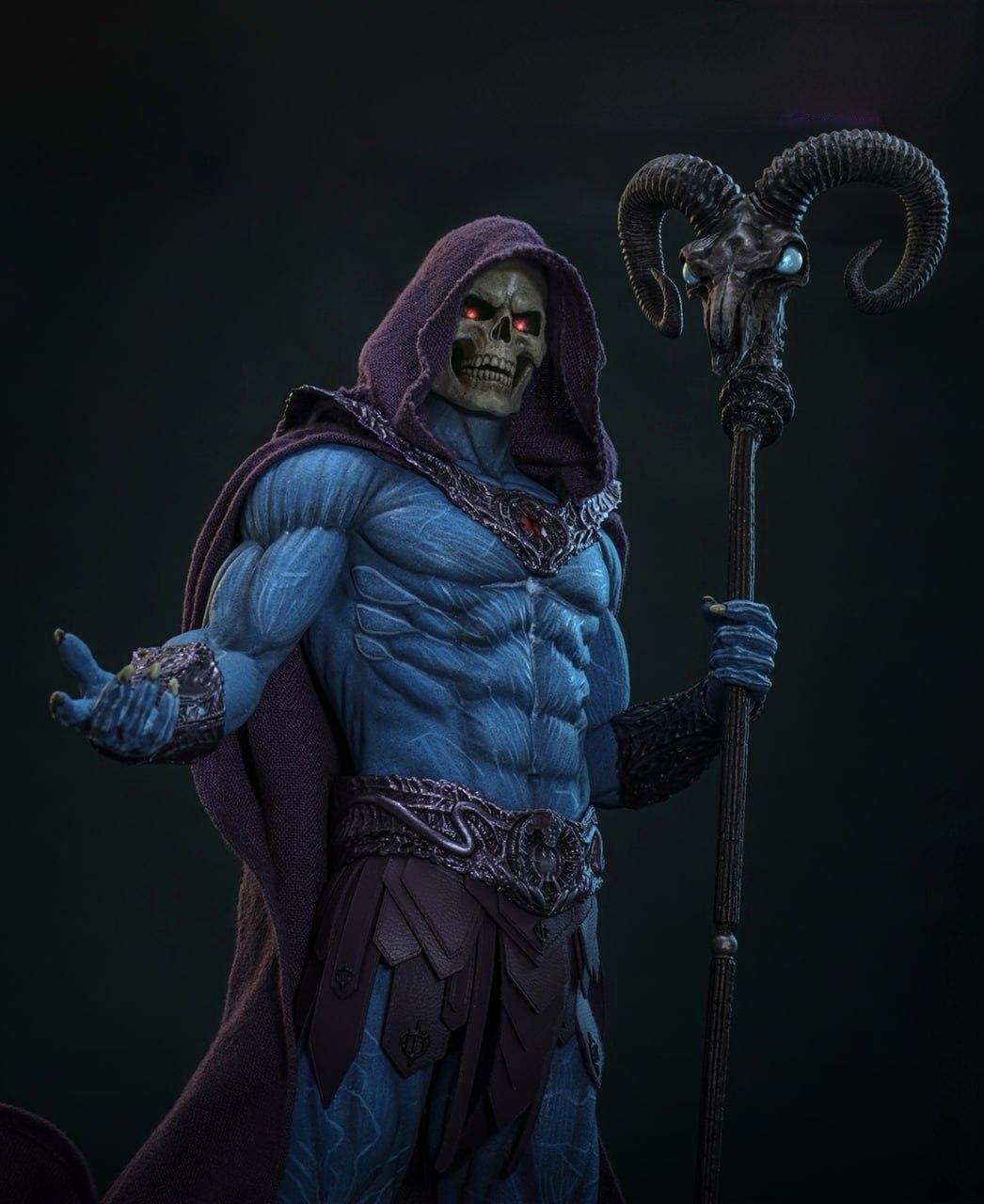 Preorder🔥Hot Toys MMS889 Masters of the Universe Skeletor 1/6th scale Collectible Figure