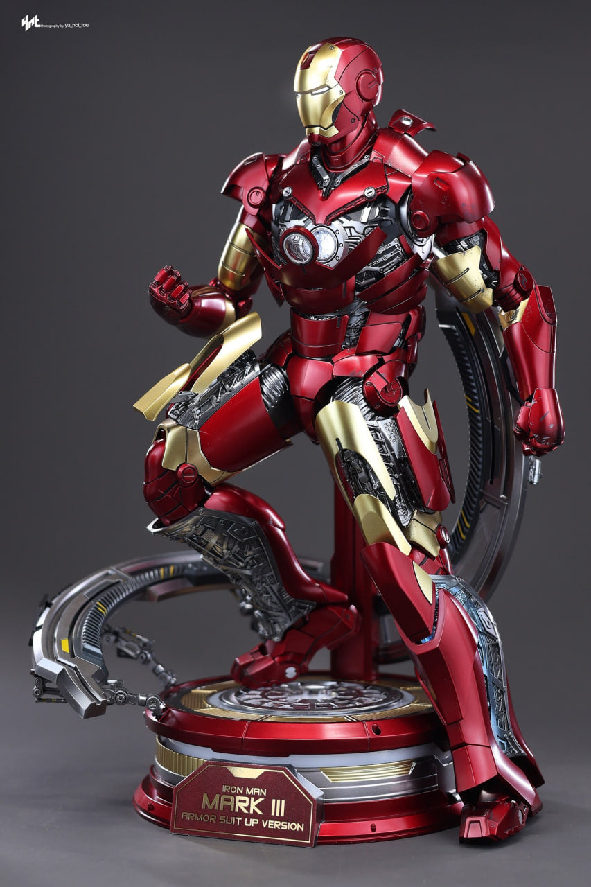 🔥Hot Toys MMS825D72B Iron Man 1/6th scale Iron Man Mark III (Armor Suit Up Version) Collectible Figure Special Edition