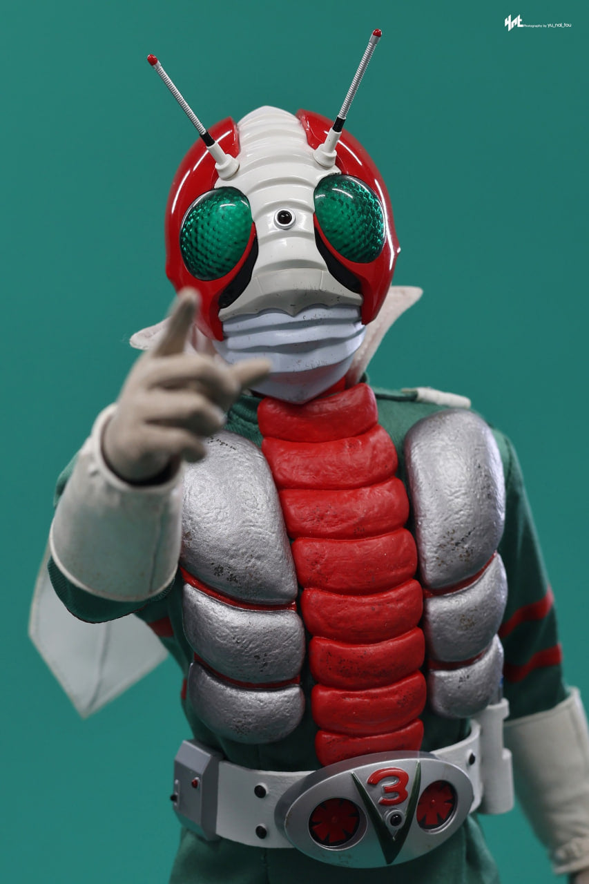 🔥Hot Toys TMS162B Kamen Rider V3 - 1:6 Kamen Rider V3