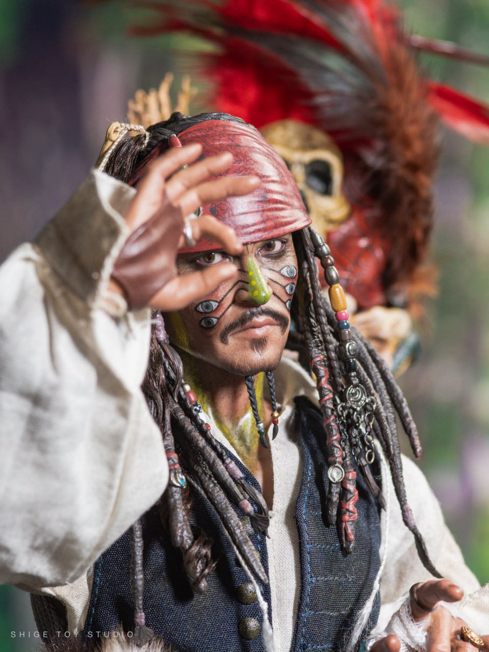 READY🔥Hot Toys DX48 Pirates of the Caribbean: Dead Man’s Chest Pelegostos Chief Jack Sparrow 1/6th scale Collectible Figure