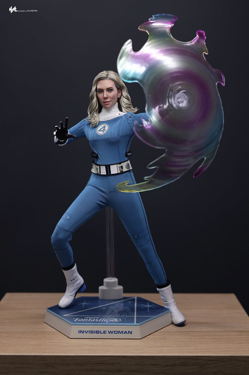 READY🔥Hot Toys MMS824B The Fantastic Four: First Steps 1/6 Invisible Woman and H.E.R.B.I.E. Collectible Set Special Edition