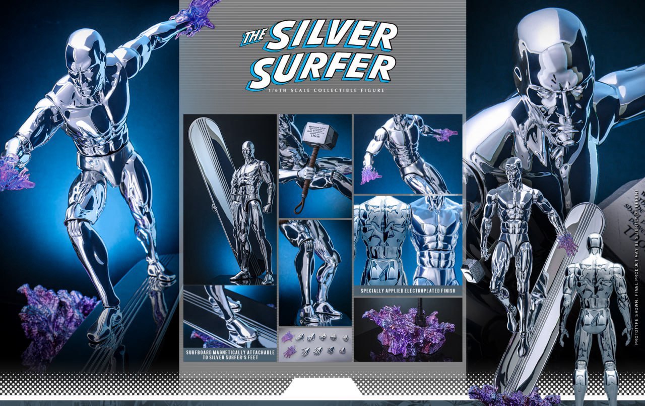 Preorder🔥Hot Toys CMS033 Marvel Comics - 1/6th scale Silver Surfer Collectible Figure