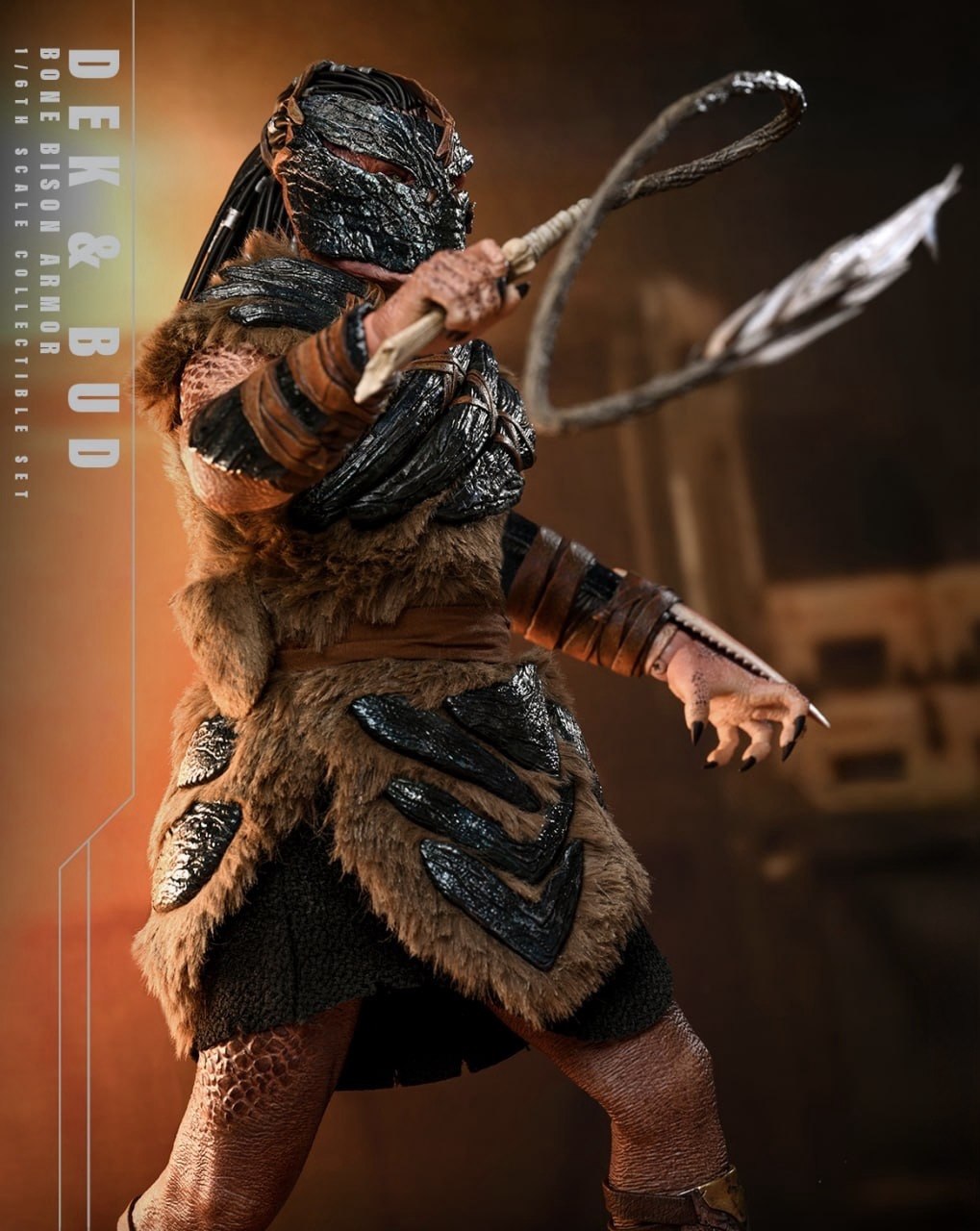 Preorder🔥Hot Toys MMS873 Predator: Badlands Dek (Bone Bison Armor) and Bud 1/6th scale Collectible Set