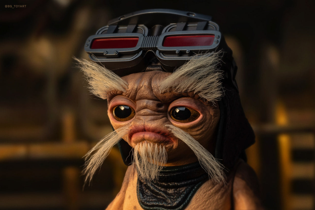 🔥Hot Toys LMS017 Star Wars: The Mandalorian & Grogu - Anzellan Droidsmith Life-Size Collectible Figure