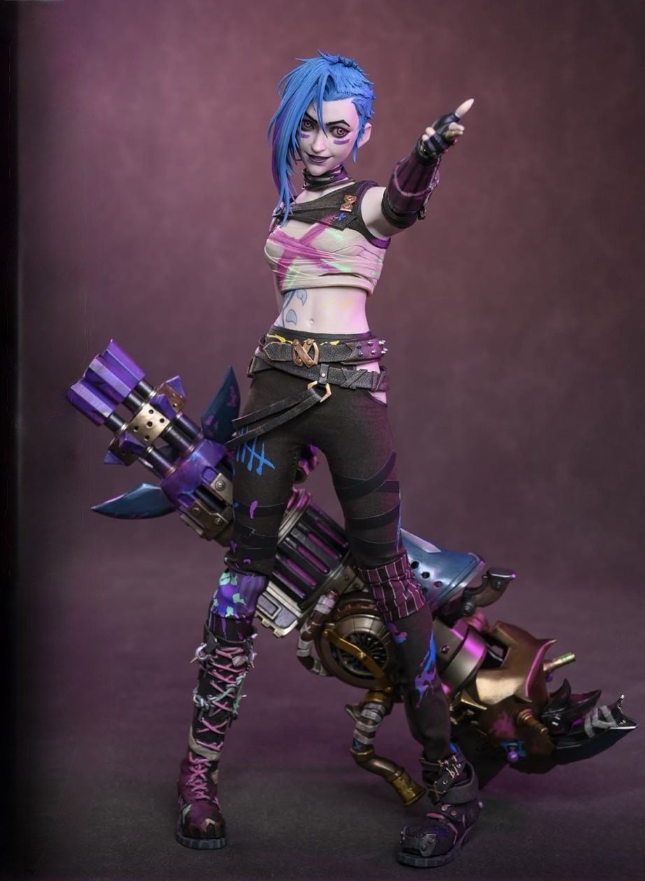 Preorder🔥Hot Toys TMS183 Arcane Fractured Jinx 1/6th scale Collectible Figure