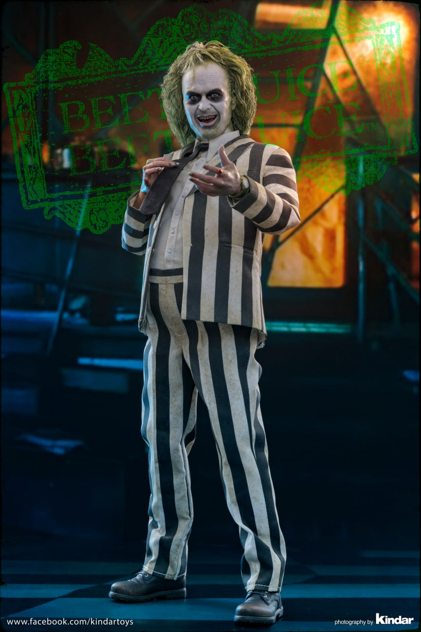 READY🔥Hot Toys MMS767 Beetlejuice 1/6th scale Beetlejuice Collectible Figure