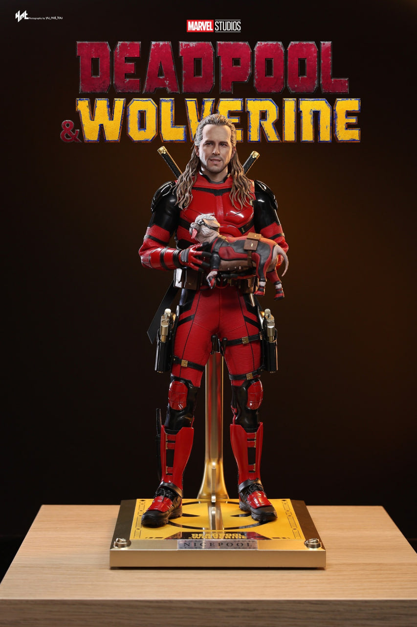 READY🔥Hot Toys MMS788 Deadpool & Wolverine Nicepool 1/6th Scale Collectible Figure