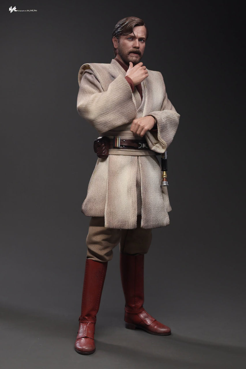🔥Hot Toys MMS843 Star Wars: Revenge Of The Sith - Obi-Wan Kenobi (Mustafar) 1/6th Scale Collectible Figure