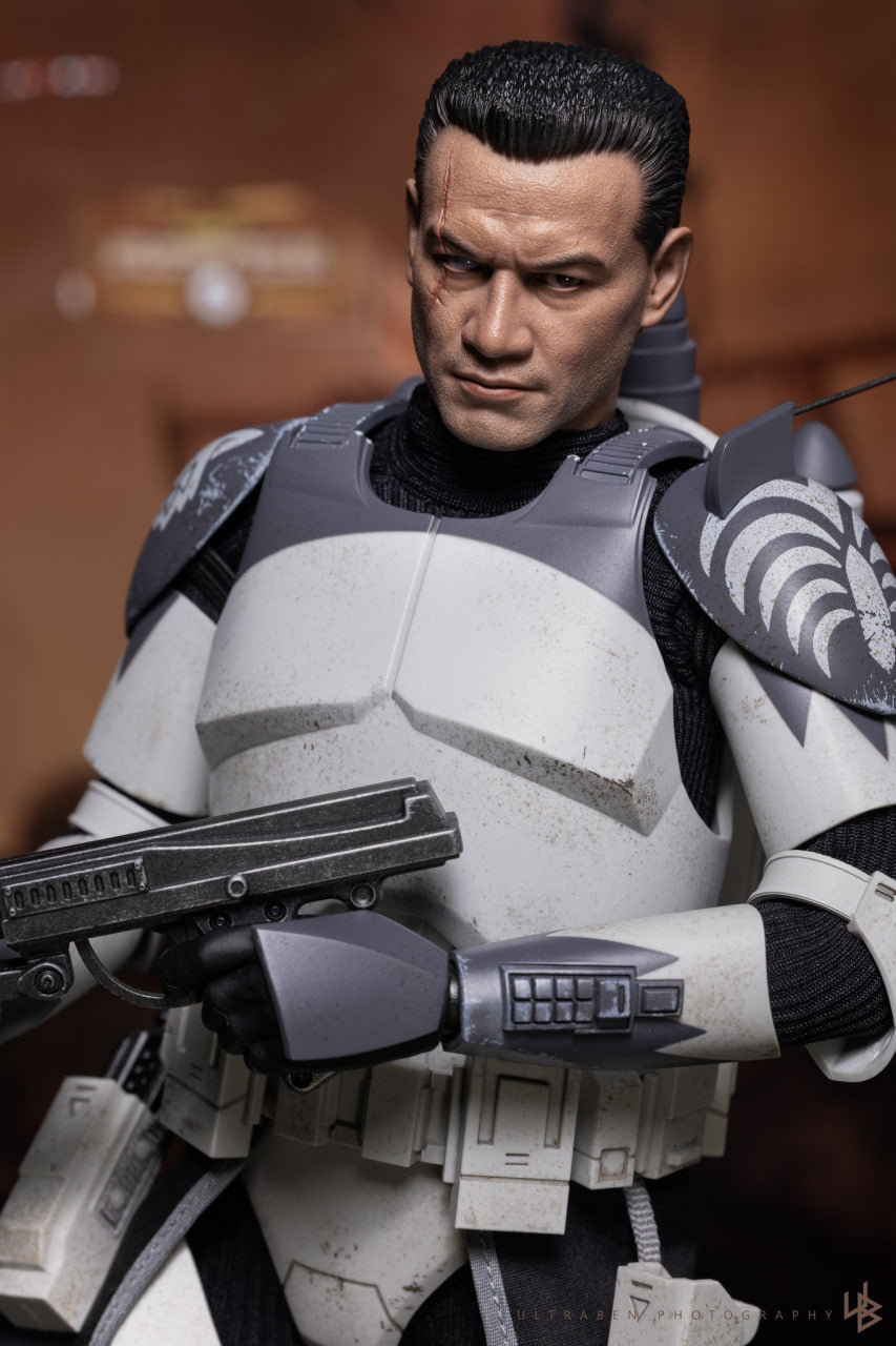READY🔥Hot Toys TMS141 Star Wars: The Clone Wars 1/6th scale Clone Commander Wolffe Collectible Figure