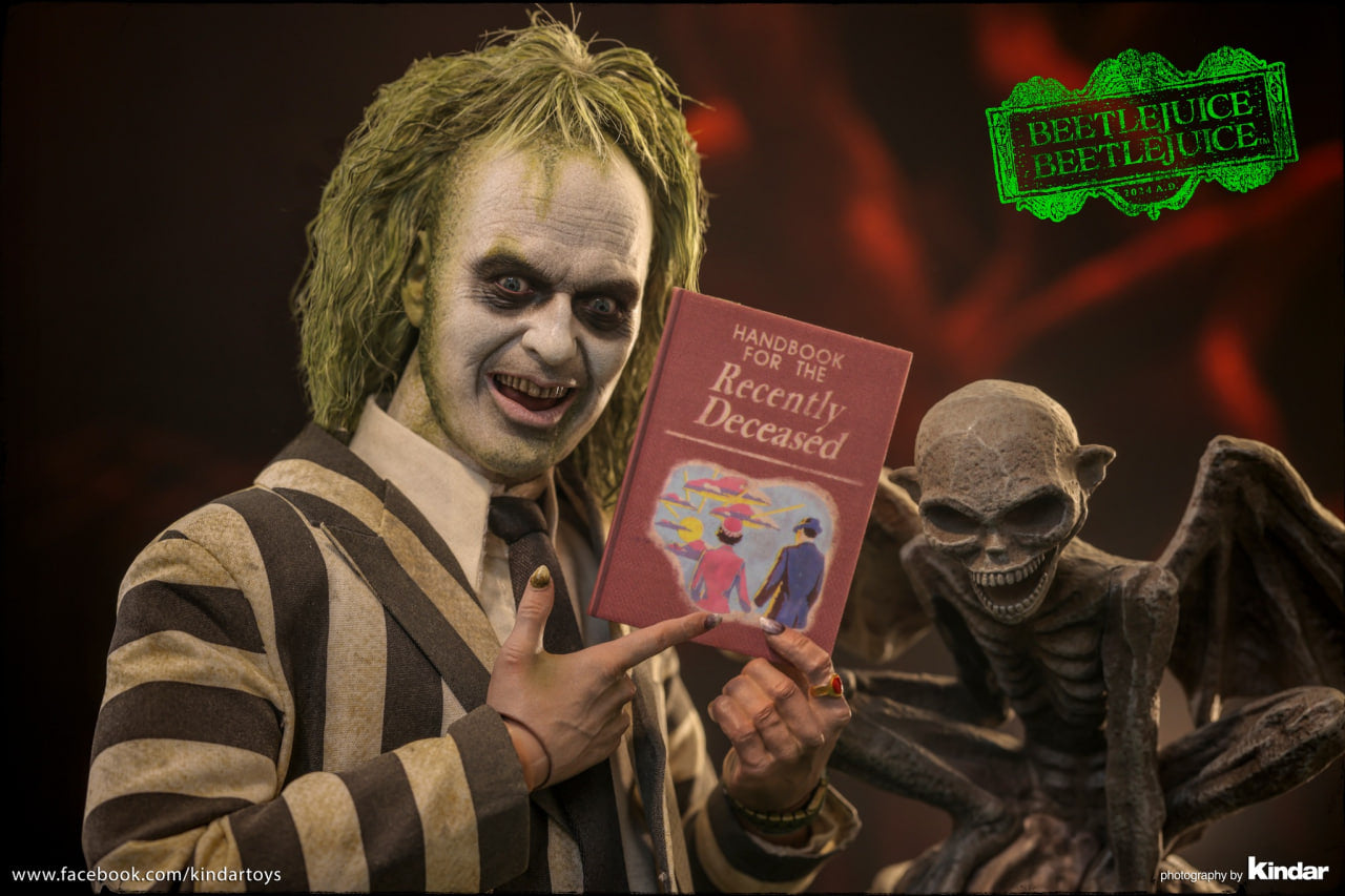 READY🔥Hot Toys MMS767 Beetlejuice 1/6th scale Beetlejuice Collectible Figure