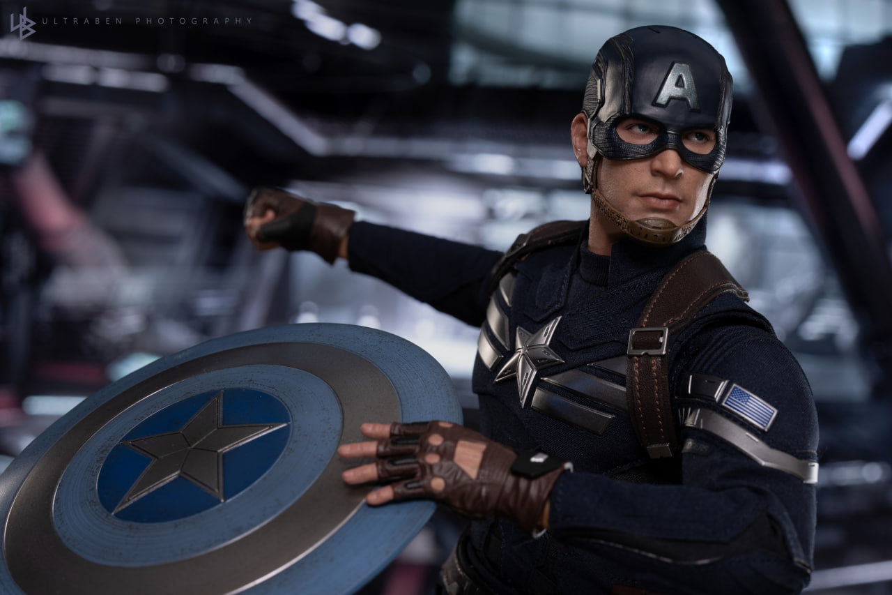 READY🔥Hot Toys MMS783 Captain America: The Winter Soldier 1/6th scale Captain America (Stealth S.T.R.I.K.E. Suit) 2.0 Collectible Figure