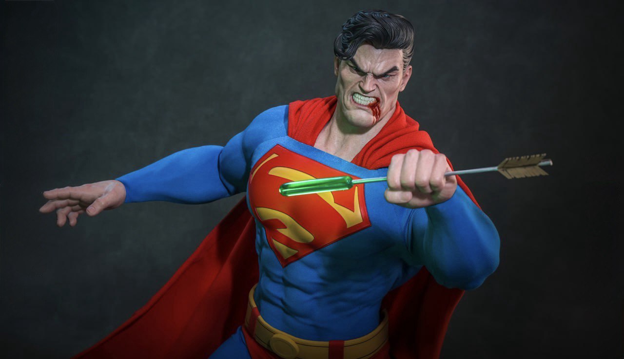 Preorder🔥Hot Toys CMS032 Batman: The Dark Knight Returns - 1/6th scale Superman Collectible Figure