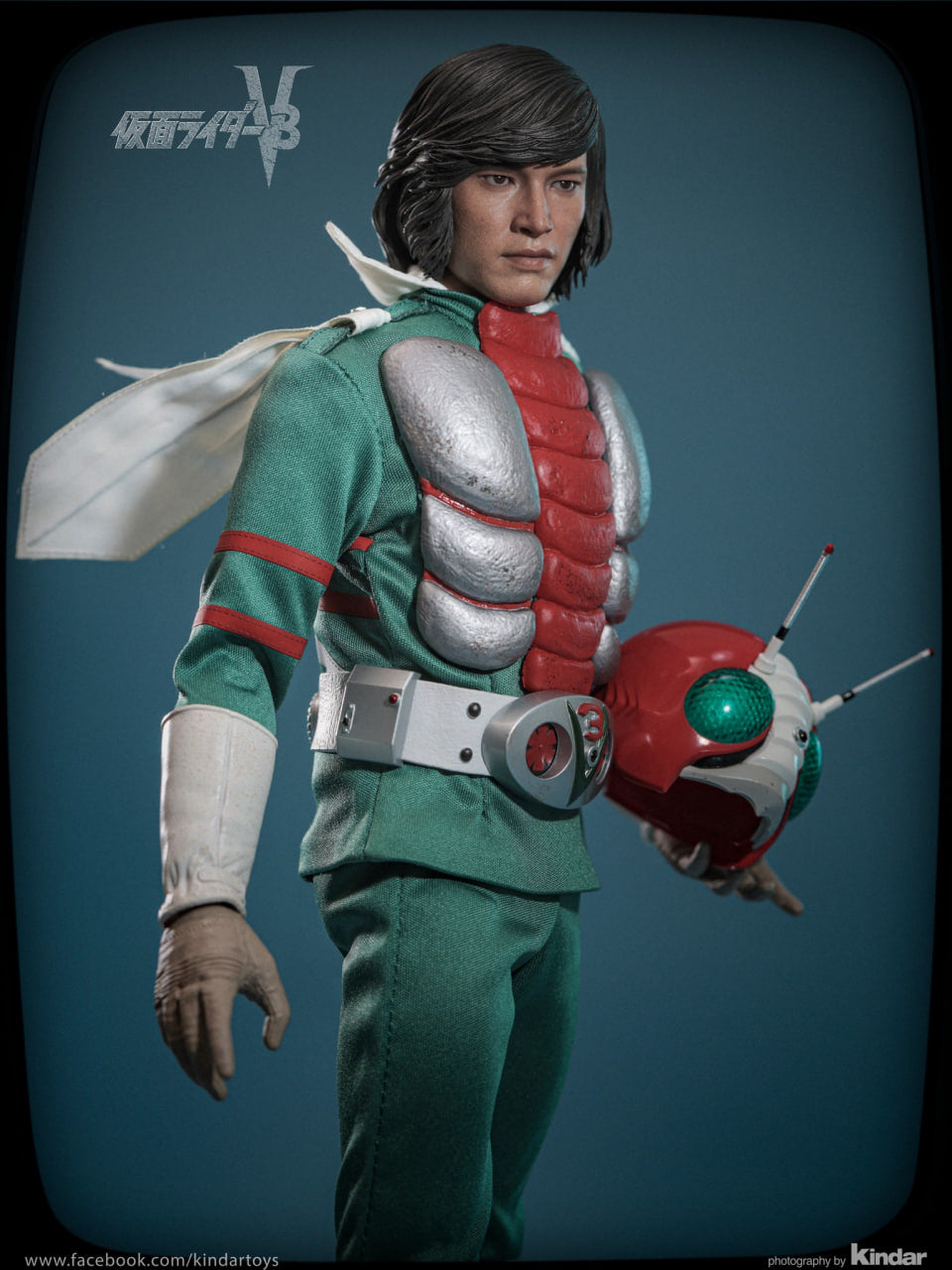 🔥Hot Toys TMS162B Kamen Rider V3 - 1:6 Kamen Rider V3