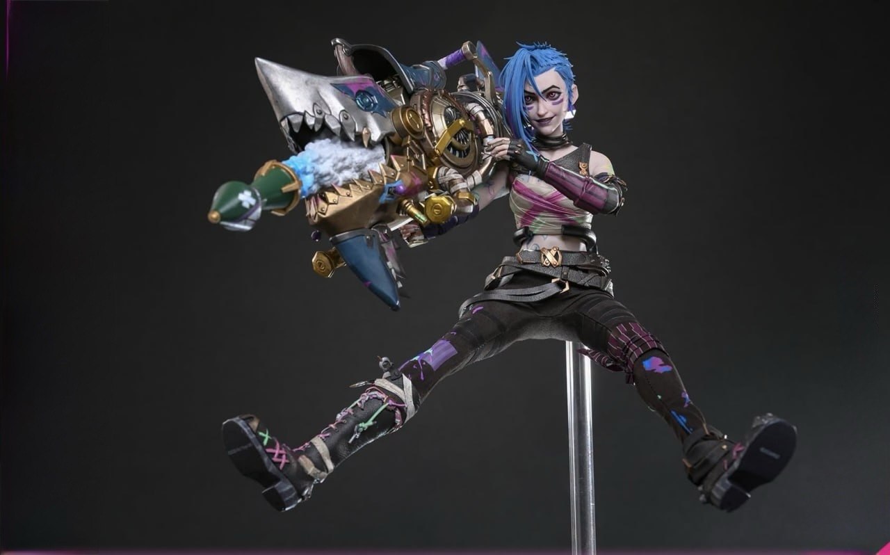 Preorder🔥Hot Toys TMS183 Arcane Fractured Jinx 1/6th scale Collectible Figure
