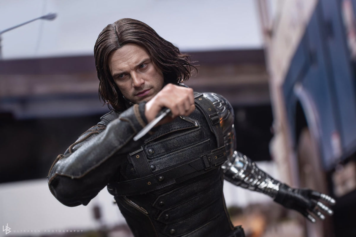 READY🔥Hot Toys MMS790AEB Captain America: The Winter Soldier 1/6 Winter Soldier (Artisan Edition) (Special Edition)