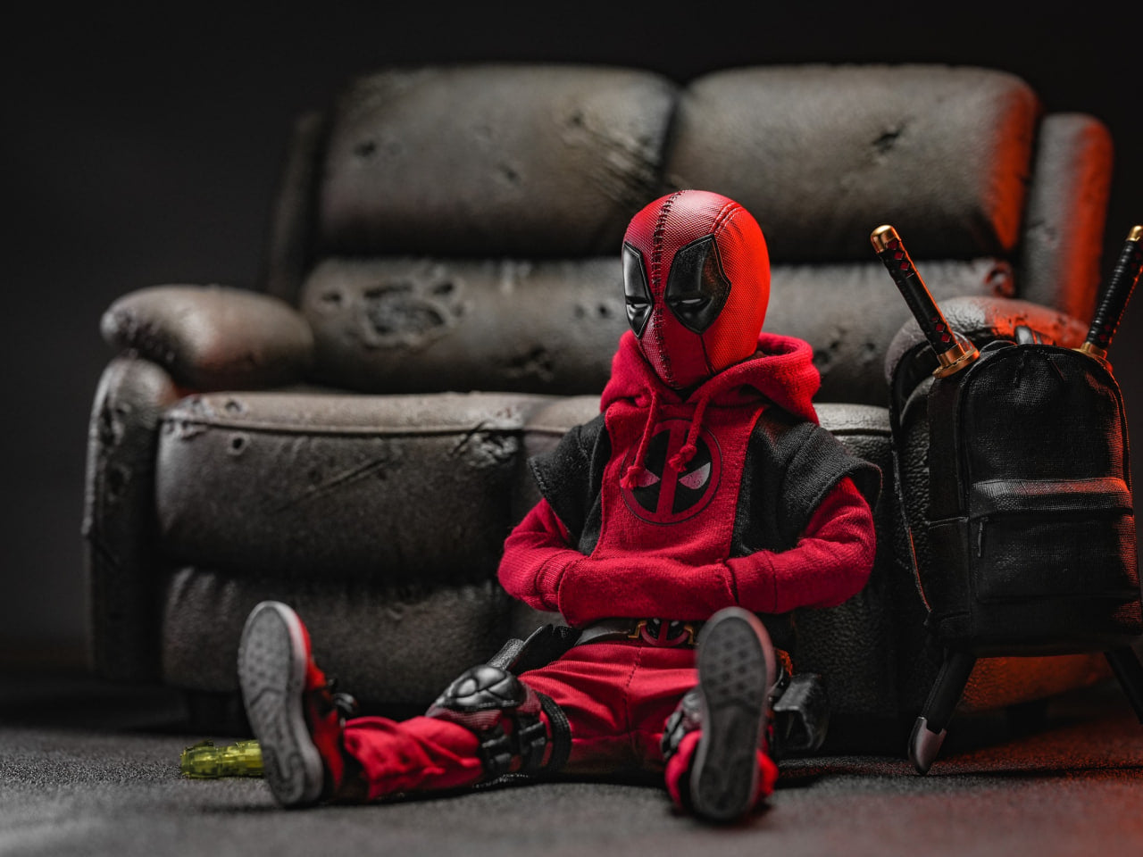 READY🔥Hot Toys MMS763 Deadpool and Wolverine Kidpool 1/6 Scale Collectible Figure