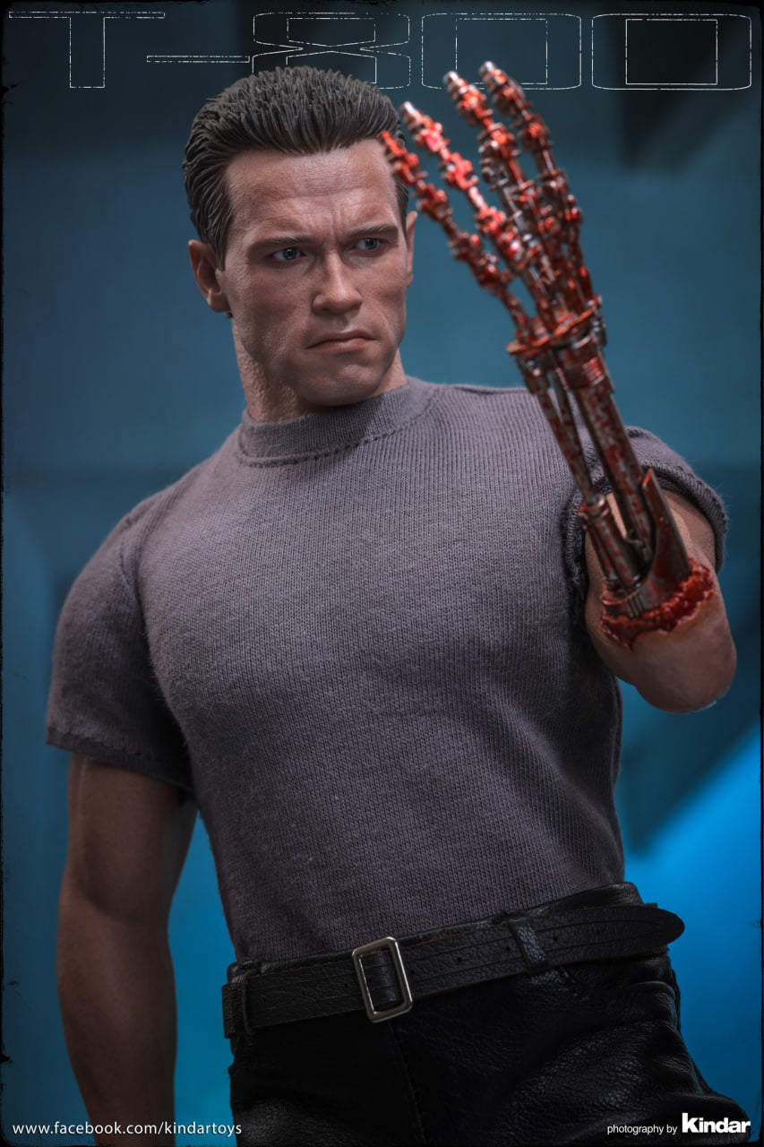 READY🔥Hot Toys MMS795 Terminator 2: Judgment Day 1/6th Scale T-800 (2.0) Collectible Figure
