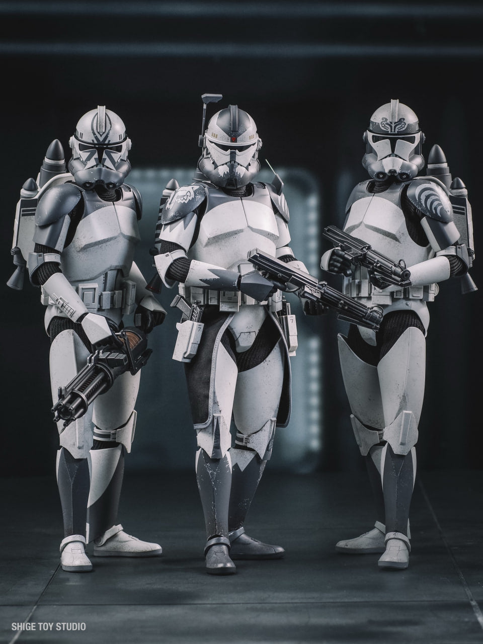 READY🔥Hot Toys TMS141 Star Wars: The Clone Wars 1/6th scale Clone Commander Wolffe Collectible Figure