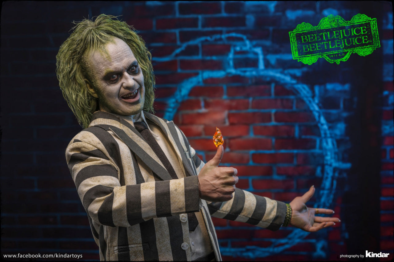 READY🔥Hot Toys MMS767 Beetlejuice 1/6th scale Beetlejuice Collectible Figure